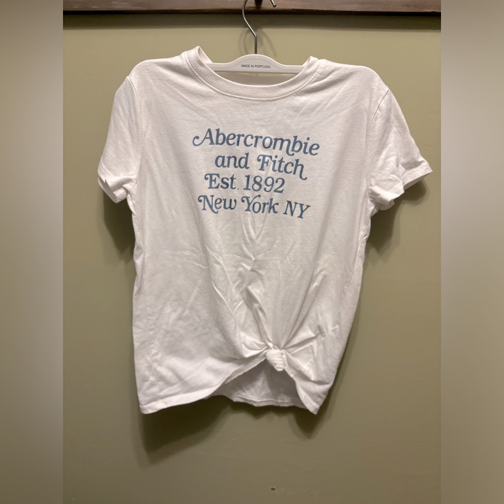 Abercrombie & Fitch Kids White Tee, girls size 11/12